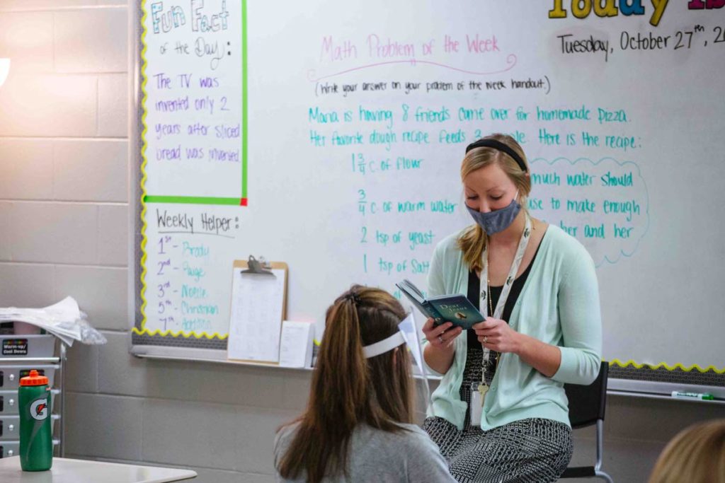 math instruction at New Life Academy