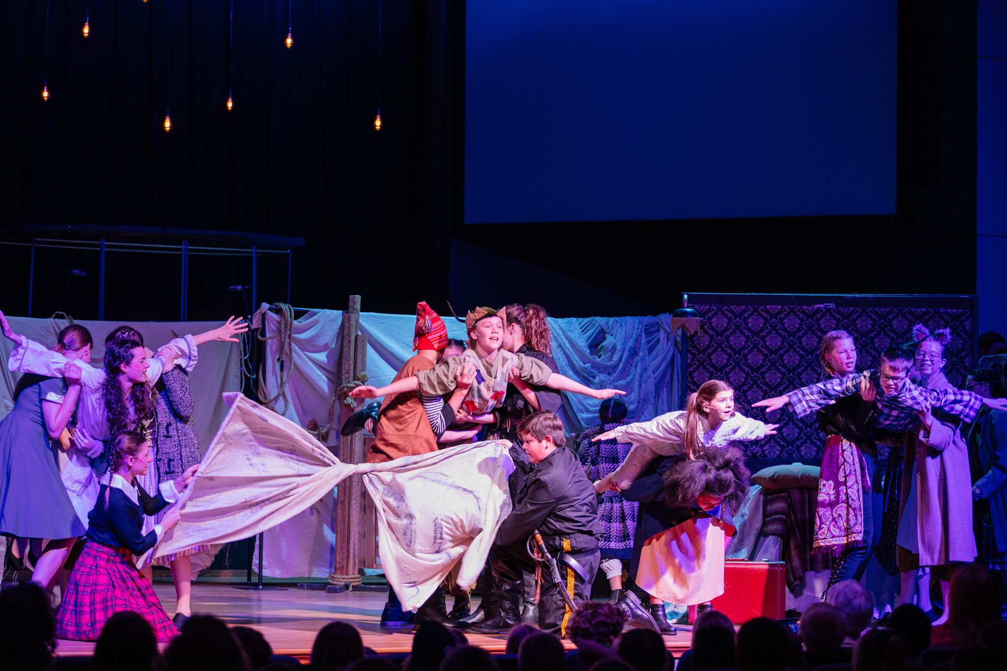 Students practicing in Band